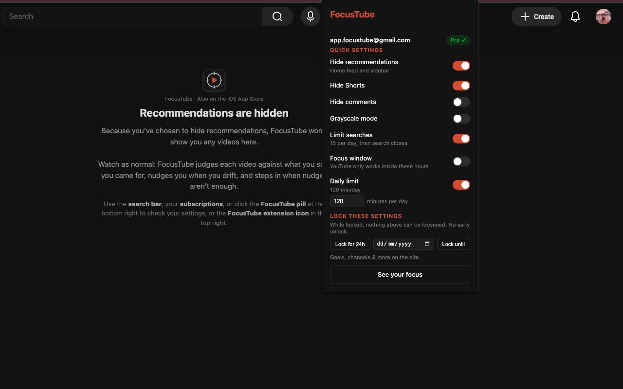 Customise YouTube to your own tastes (after)